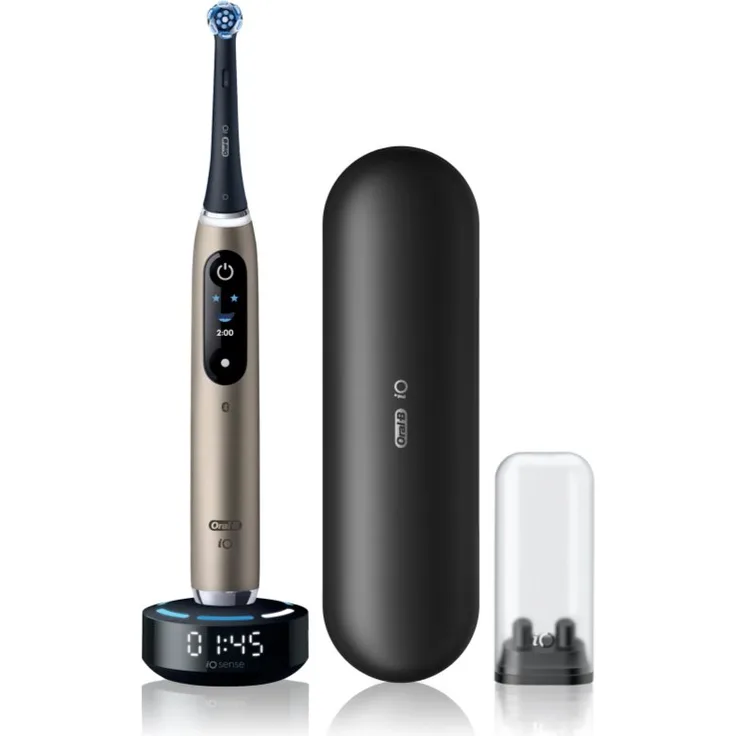 Oral-B iO10 elektrische Zahnbürste mit Magnetantrieb, Lunar Gold