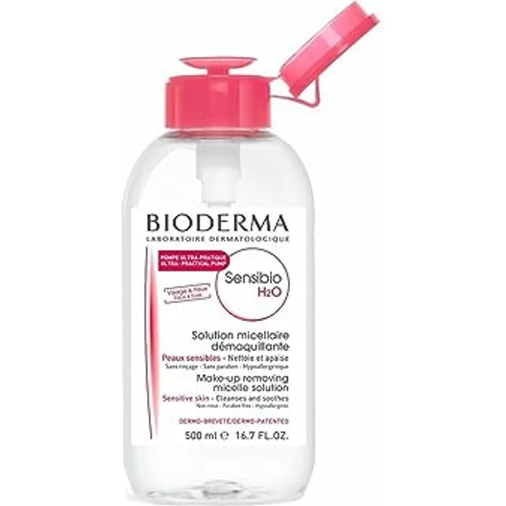 Bioderma Sensibio H2O Solution Micellaire Lotion 500 ml, für empfindliche Haut geeignet – Bild 2