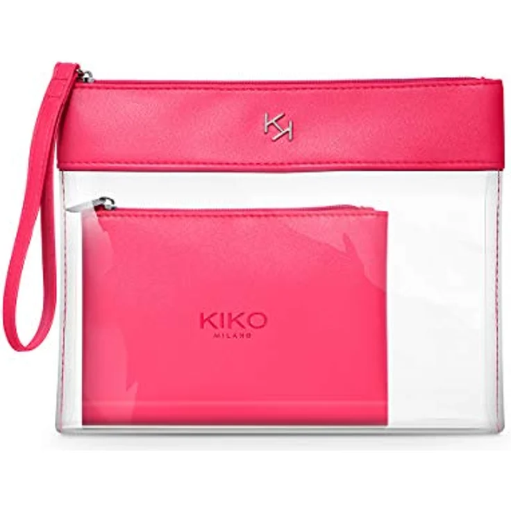 KIKO Milano Transparent Beauty Case 002 | Transparente Kosmetiktasche Mit Innenmäppchen – Bild 1