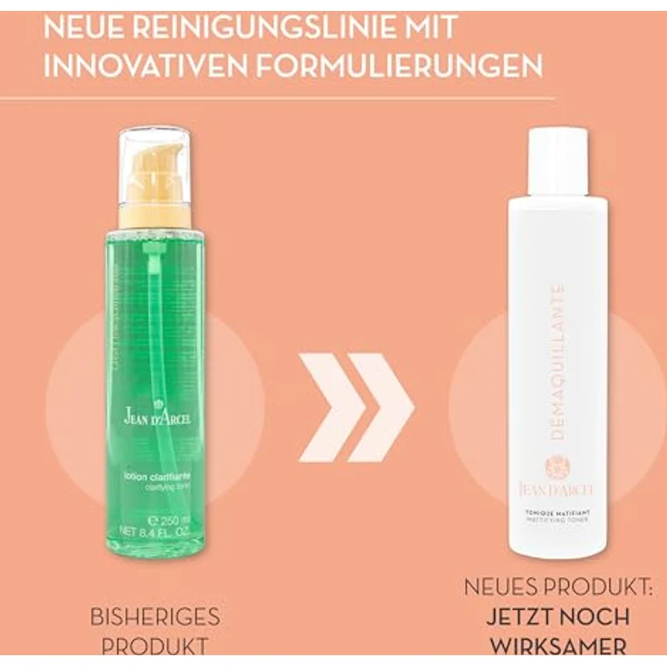 JEAN D'ARCEL DÉMAQUILLANTE tonique matifiant – Mattierendes Gesichtswasser gegen Pickel & fettige Haut – Mit Niacinamid & Rosmarin – Mattifying Toner – 200 ml – Bild 2