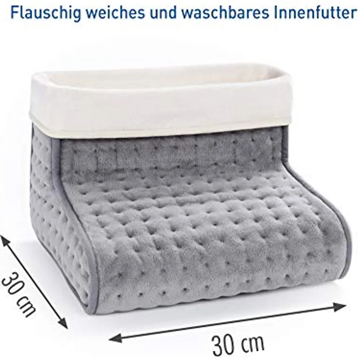 Promed Fußwärmer Kfs -100, Elektrischer Fußsack mit 3 Temperaturstufen und Abschaltautomatik geeignet bis Schuhgröße 46, Überhitzungsschutz – Bild 3