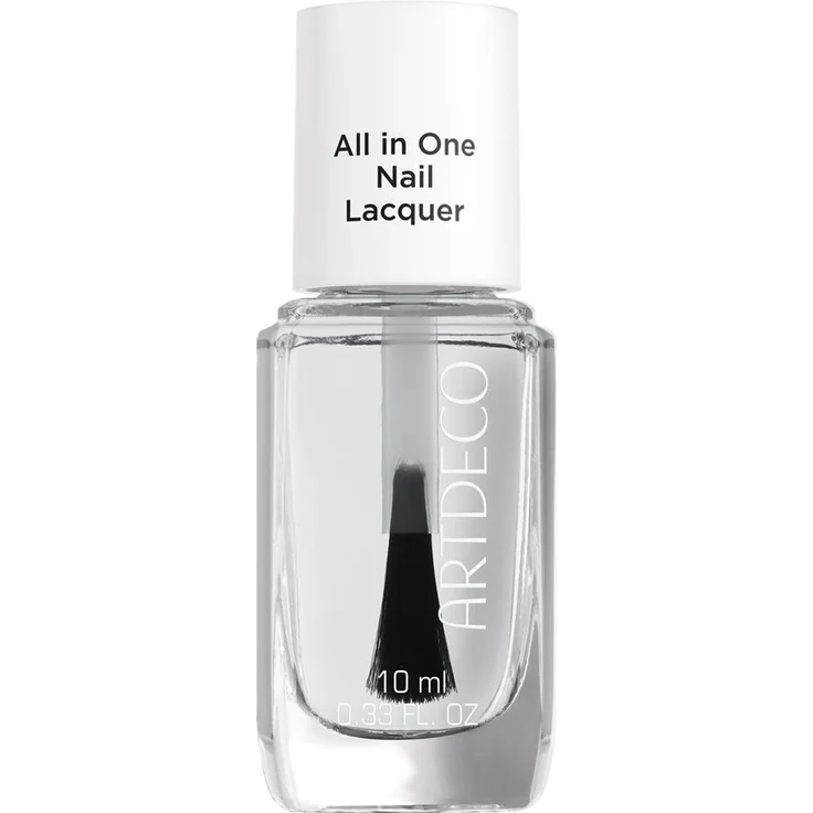 Artdeco All In One Nail Lacquer 10 ml Transparent, Pflege-Nagellack aufbauend – Bild 2