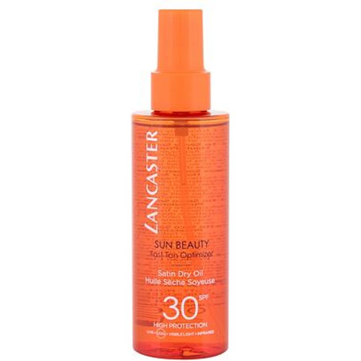 Lancaster Sun Beauty Satin Sheen Oil Fast Tan Optimizer für empfindliche Haut LSF 30 150 ml