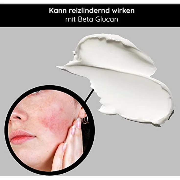 RAU Cosmetics Regenerierende Gesichtsmaske - Beta Glucan Recovery Mask 50 ml - Masken Beauty Gesicht - Gesichtsmaske Entspannung mit Squalan, Panthenol, Mandelöl - Maske für trockene Haut reife Haut – Bild 5