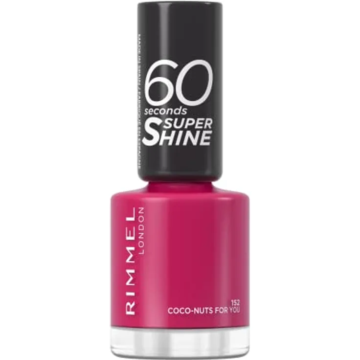 Rimmel London 60 Sekunden Schnelltrocknender Nagellack Nr. 130 Caramel Candy, 8ml