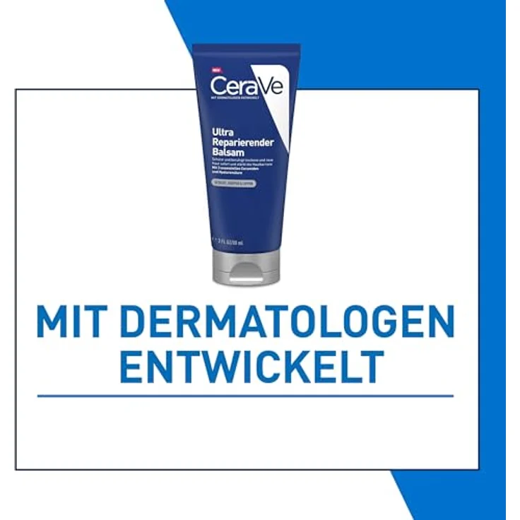 CeraVe Ultra Reparierender Balsam, Creme für trockene Haut, Mit Ceramiden und Hyaluronsäure, 88 ml – Bild 4