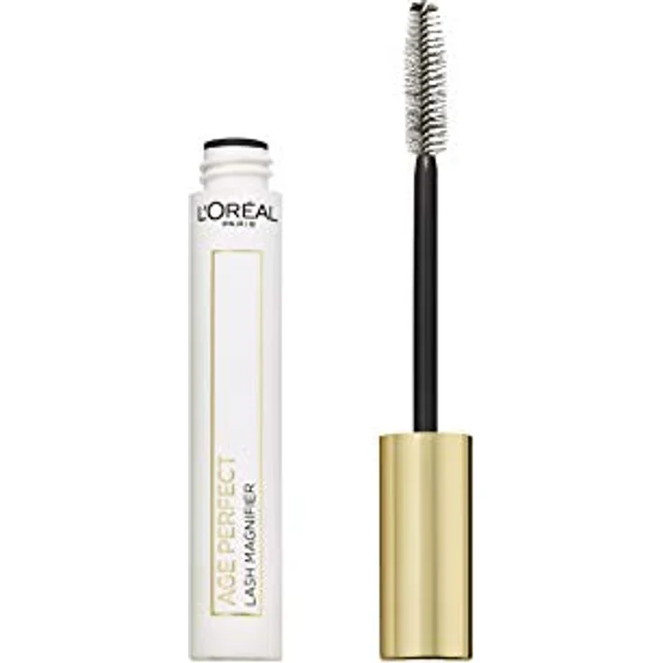 L'Oréal Paris Mascara, Schwarze Wimperntusche für vollere und dichtere Wimpern, Geeignet für sensible Augen, Age Perfect Volumen-Mascara, Nr. 01 Schwarz, 1 x 7,4 ml – Bild 2