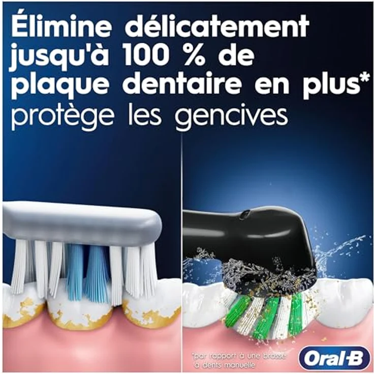 Oral-B Pro Series 1, Elektrische Zahnbürste mit 3D-Reinigungstechnologie und Druckkontrolle, wiederaufladbar – Bild 2