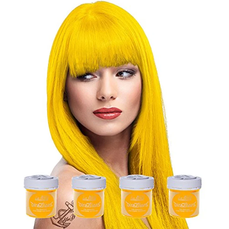 La Riche Directions Haartönung, 4er Pack 88ml, brillante Farbe in Bright Daffodil (Gelb), vegan und tierversuchsfrei – Bild 1
