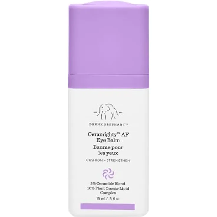 Drunk Elephant Ceramighty™ AF Eye Balm, Augencreme mit Ceramiden und Avena Sativa, 15 ml