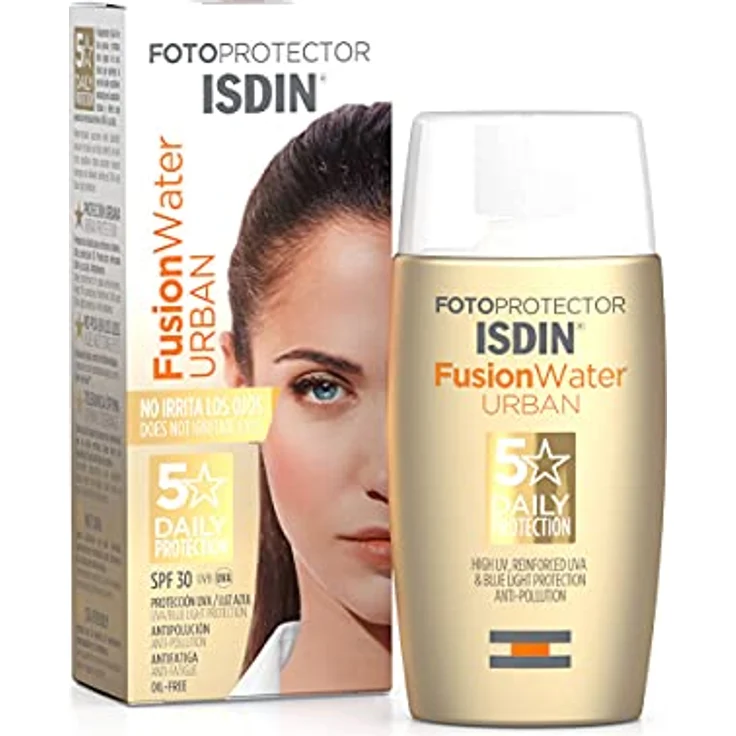 ISDIN Fotoprotector Fusion Water Urban LSF 30 (50ml) | Ultra-leichter Lichtschutz für den täglichen Gebrauch in städtischer Umgebung – Bild 1