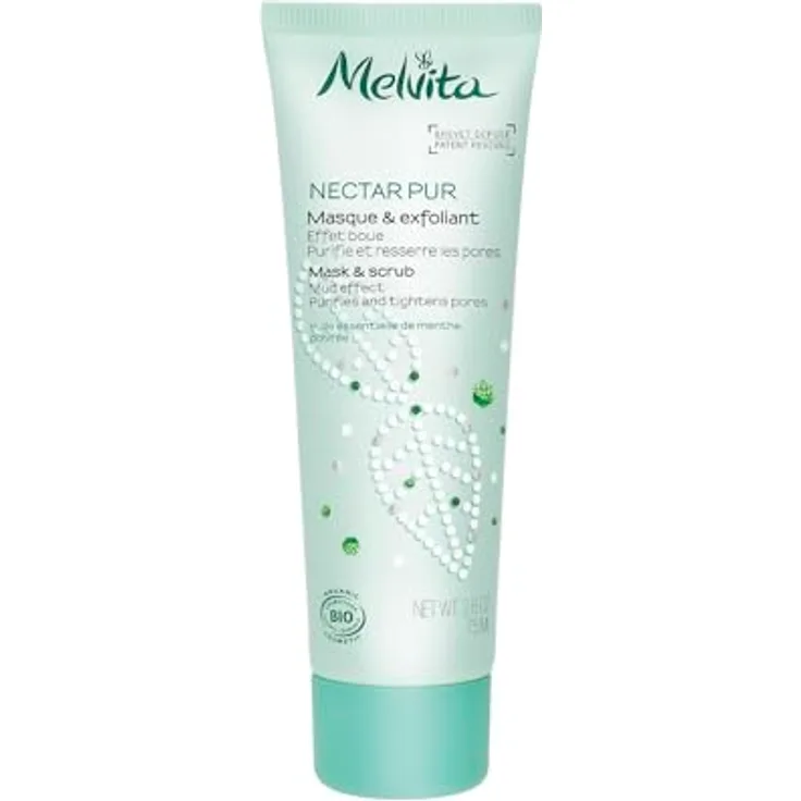 Melvita Nectar Pur Maske & Peeling Gesichtspeeling 75 ml