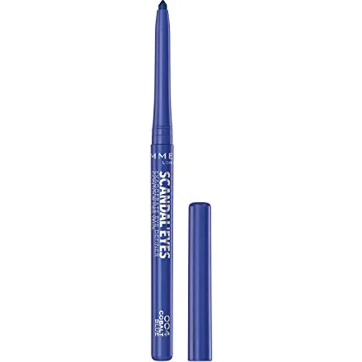Rimmel ScandalEyes Exaggerate, automatischer Konturstift, wasserfest, Farbton 004 Cobalt Blue, 0,35 g – Bild 1