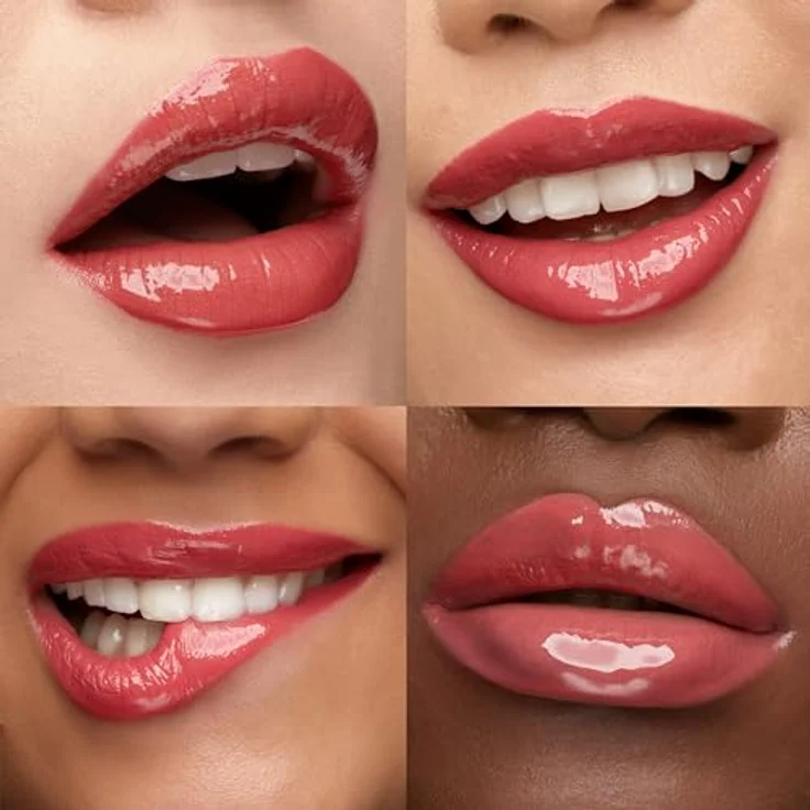 KIKO Milano Unlimited Double Touch, langanhaltender flüssiger Lippenstift mit Glanz, Farbton 108 Satin Currant Red, 6 ml – Bild 4