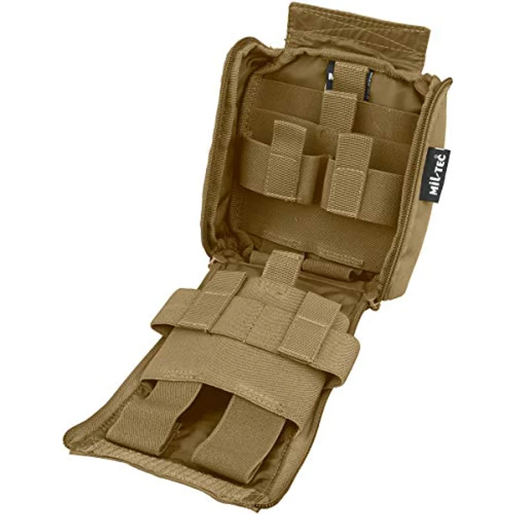 Mil-Tec Unisex – Erwachsene Erste-Hilfe-Paket-13491019 Erste-Hilfe-Paket, Dark Coyote, Einheitsgröße – Bild 4