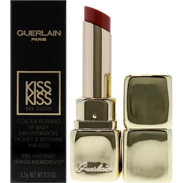 GUERLAIN KissKiss Bee Glow, nährendes und feuchtigkeitsspendendes Lippenbalsam, Farbton 129 Blossom Kiss, 3,2 g – Bild 1