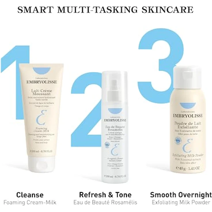 Embryolisse POUDRE DE LAIT EXFOLIANTE, Peelingpuder zur Gesichtsreinigung, 40 g, sanfte Entfernung abgestorbener Hautzellen – Bild 6