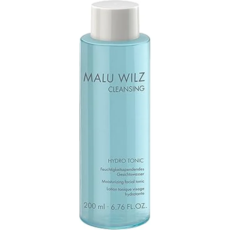 Malu Wilz Hydro Tonic 200 ml I Sanftes Pflege-Gesichtswasser mit beruhigendem Panthenol I Skincare für empfindliche Haut I Ohne Alkohol I Vegan