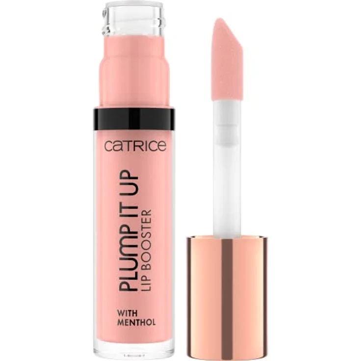 Catrice Plump It Up Lip Booster, Lipgloss, Lip Gloss, Nr. 060 Real Talk, nude, kühlend, Färbeeffekt, vergrößernd, glänzend, vegan, entspricht unserem CLEAN BEAUTY Standard, ohne Alkohol (3,5ml) – Bild 1