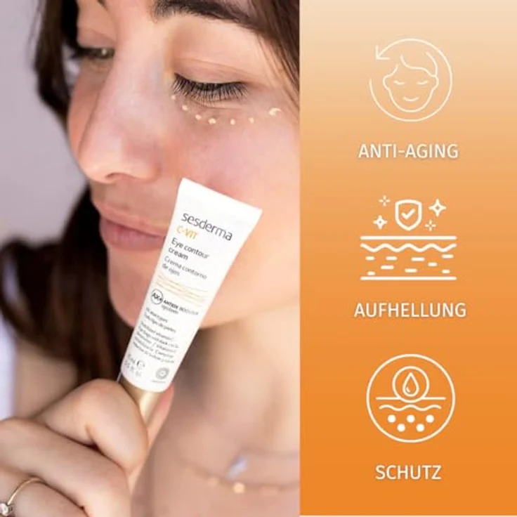 Sesderma C-VIT Augencreme 15ml – Regenerierende Pflege gegen Falten & Augenringe mit Vitamin C, Nanotechnologie und UV-Schutz – Bild 4