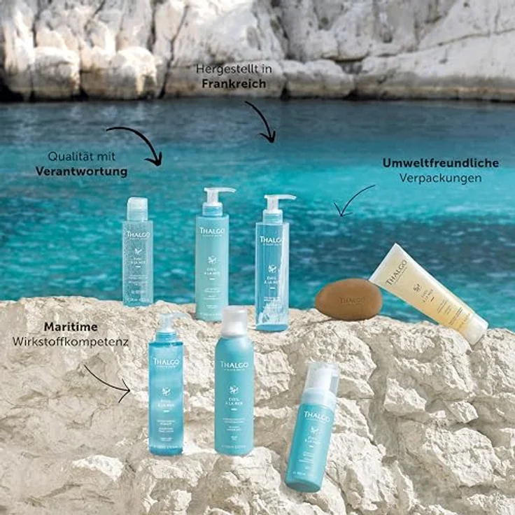 THALGO Éveil à la Mer Meeres-Reinigungsschaum 150ml Aloe-Vera-Pulver reinigt sanft und intensiv (150ml / VT22011) – Bild 4