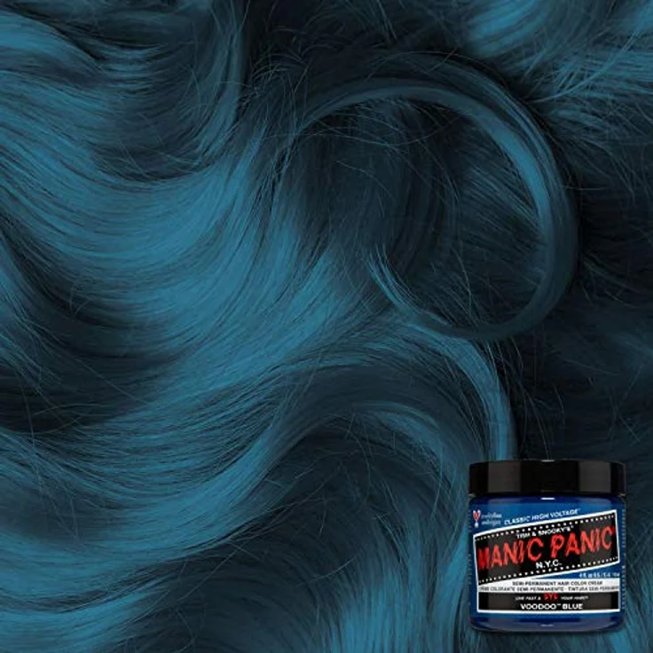 Manic Panic Voodoo Blau, semi-permanente Haarfarbe Creme, 113,4 g Jar – Bild 3