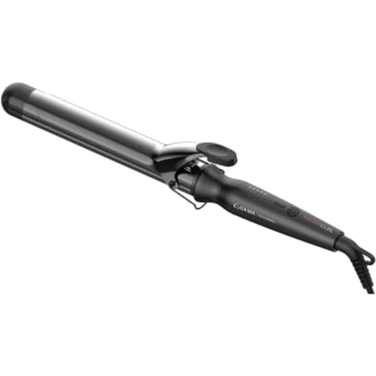 GAMA Curling Iron Silk Salon, Lockenstab mit 19 mm Durchmesser für salonreife Locken, schwarz – Bild 1