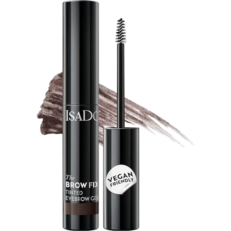 IsaDora Brow Fix Tinted Eyebrow Gel, 3,5 ml - Dunkelbraun, pflegendes Augenbrauengel mit natürlichem Finish – Bild 1