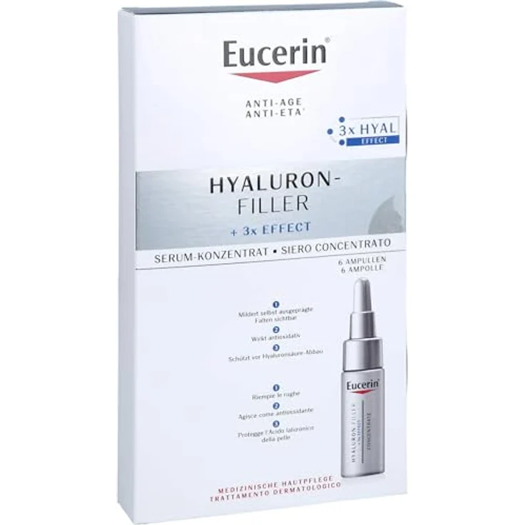 Eucerin Serum Hyaluron-Filler Ampullen Ampullen Serum 1 Stück mit hautstraffender Wirkung – Bild 4
