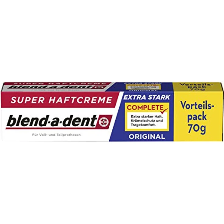 Blend-a-dent Complete Original Super-Haftcreme 3er Pack 3 x 70 g Haftcreme – Bild 2