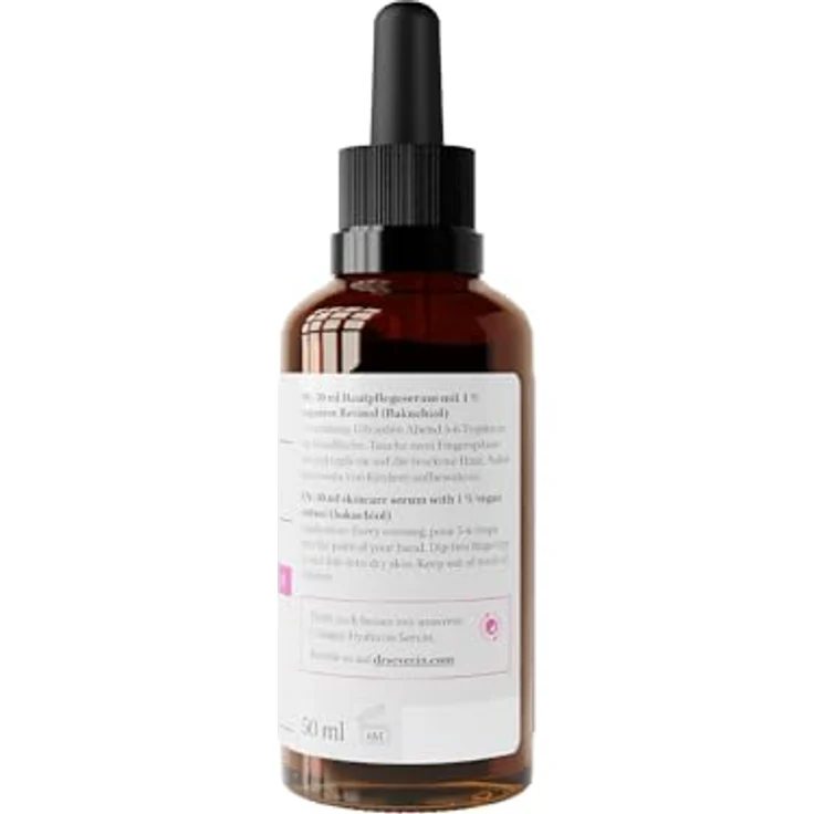 Dr. Severin 1% Bakuchiol Vegan Retinol Serum Ultra 50 ml I Gesichtsserum mit pflanzlichem Retinol, Vitamin E, Vitamin F, Marula-Öl, Avocado-Öl I Anti-Aging I minimiert feine Linien und Poren I Vegan – Bild 3
