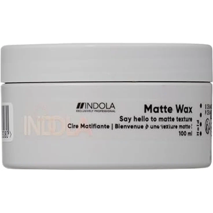 Indola Matte Wax, Mattierendes Haarwachs für Damen, 100 ml mit langanhaltendem Halt und mattem Effekt – Bild 1