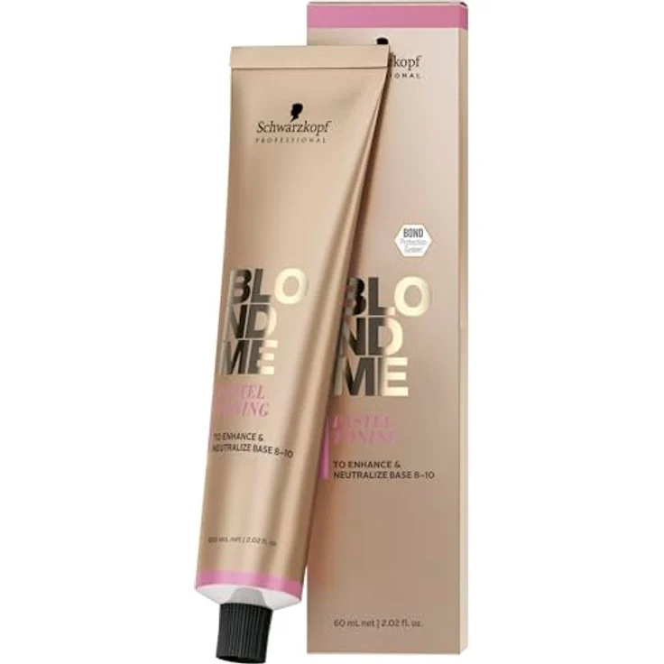Schwarzkopf Professional Blondme Toning, semi-permanente Haarfarbe in Ice, 60 ml, ammoniakfrei, strahlend und geschmeidig – Bild 2
