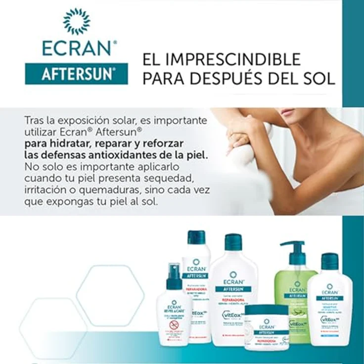 Ecran Aftersun Tanning Prolonging Gel-Cream, 250ML, leichte und nicht fettende Hautpflege zur Bräunungsverlängerung – Bild 3