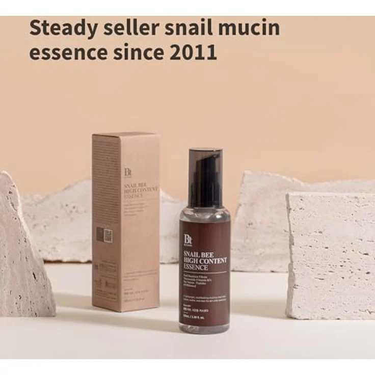 Benton Snail Bee Essenz, Gesichtsserum mit Schneckenextrakt, 100 ml zur Intensivpflege und Feuchtigkeitsversorgung – Bild 2