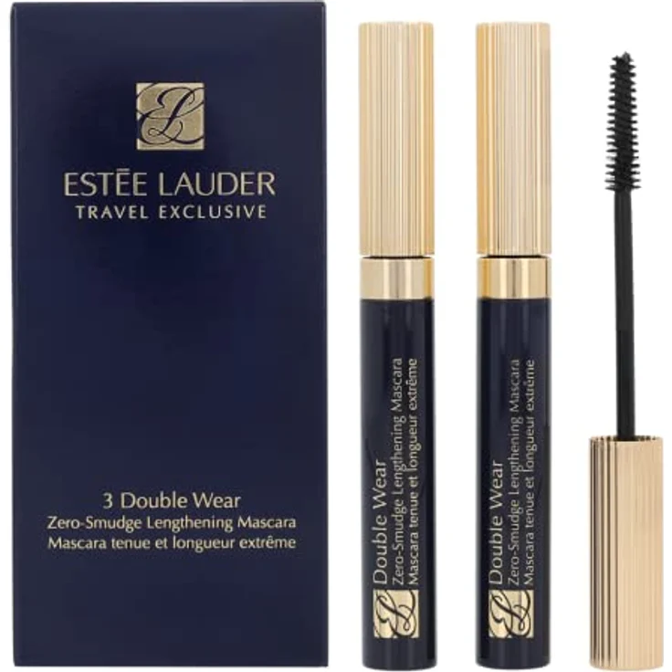 Estée Lauder 3 Double Wear Reise-Trio-Set, 18 ml, Mascara in praktischer Reisegröße – Bild 4