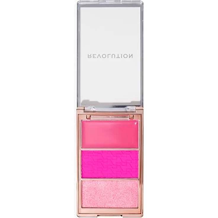 Revolution Icon Palette Blush 2,8 g, Rouge für einen makellosen Teint, vielseitige Farbauswahl – Bild 4