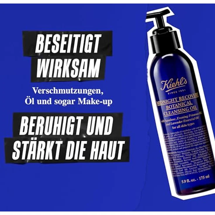 Kiehl'S Midnight Recovery Botanical Cleansing Oil 175 ml, für Damen und Herren – Bild 4