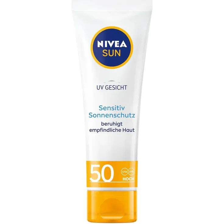 NIVEA SUN UV Gesicht Sensitiv SPF 50 Sonnencreme 50 ml