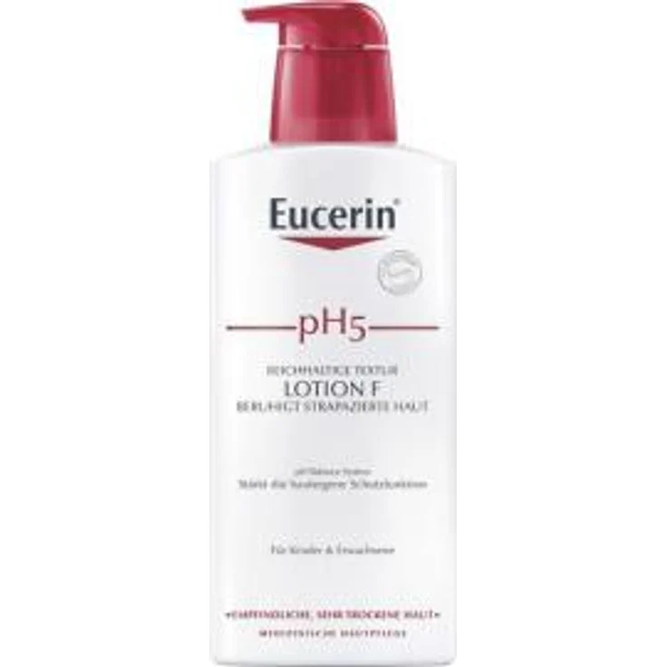 Eucerin Pflege pH5 Lotion F mit Pumpe Empfindliche Haut Bodylotion 400 ml