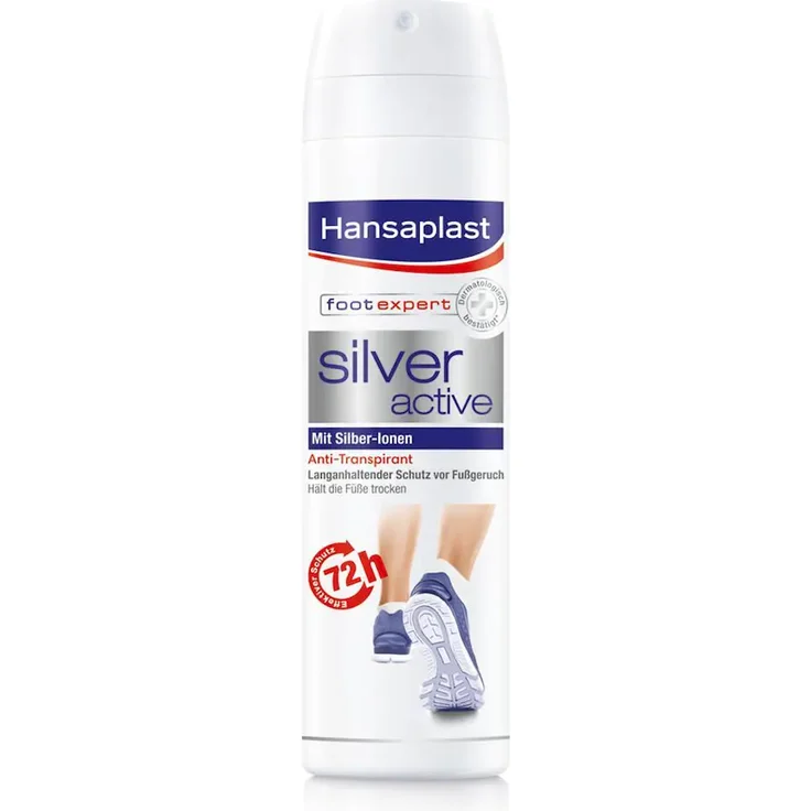 Hansaplast Silver Active 72h Deodorant Spray 150 ml – Bild 1