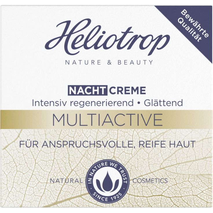 Heliotrop MULTIACTIVE Heliotrop MULTIACTIVE Multiactive Nachtcreme- Regenerative Pflege für anspruchsvolle und reife Haut Gesichtscreme 50 ml