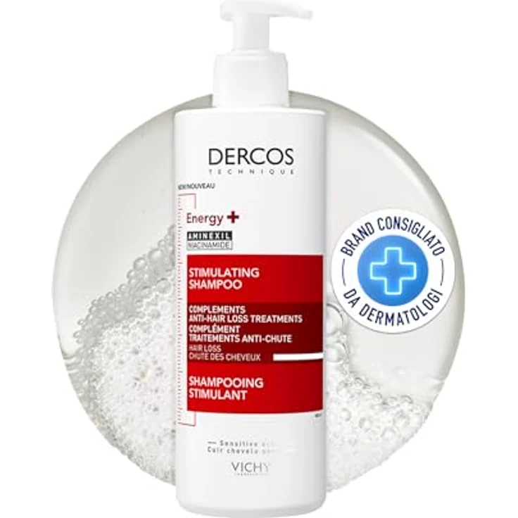 Vichy Unisex Dercos Énergisant Shampooing Complément Anti-Chute 400 ml – Bild 2
