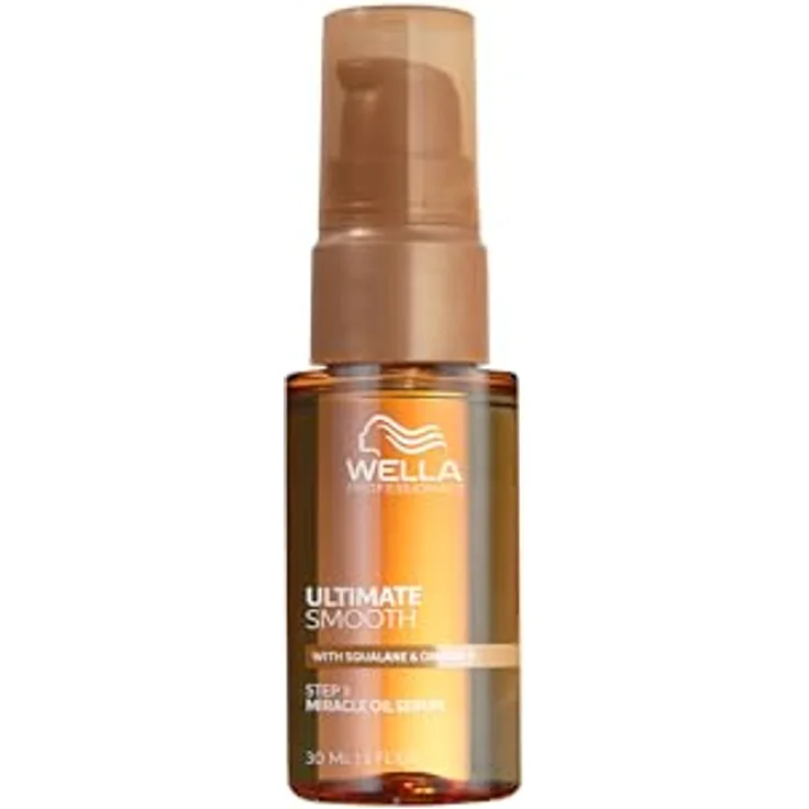 Wella Professionals Ultimate Smooth Miracle Oil Serum - Haaröl Mit Squalan & Omega 9 - Für Trockenes, Stumpfes & Krauses Haar (30 ml)