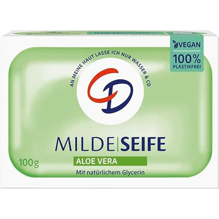 CD MILDE SEIFE ALOE VERA 100G vegan & ohne Mikroplastik