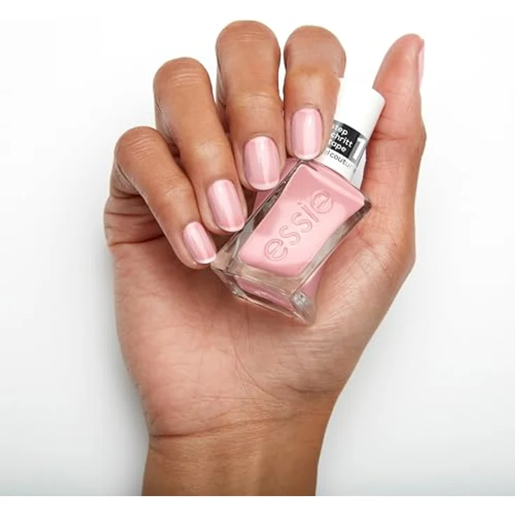 essie Gel Couture Nagellack Nr. 505 gossamer garments, Rosa, 13,5 ml - Langanhaltender Nagellack ohne UV-Licht, Gel-Finish, Salon-Qualität – Bild 4