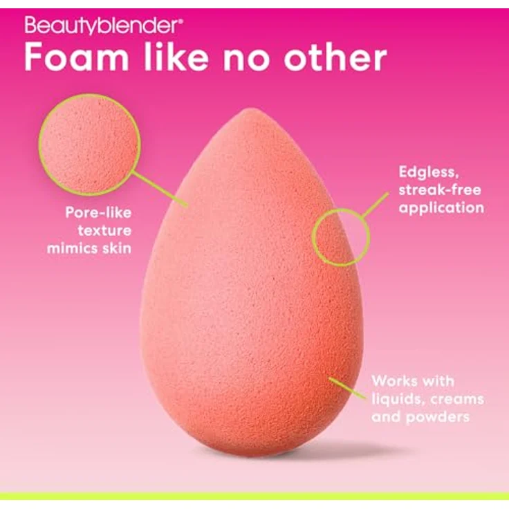 beautyblender La Dolce Vita Make-Up Schwamm, präzise Form für nahtloses Airbrush-Finish in elegantem Design – Bild 7
