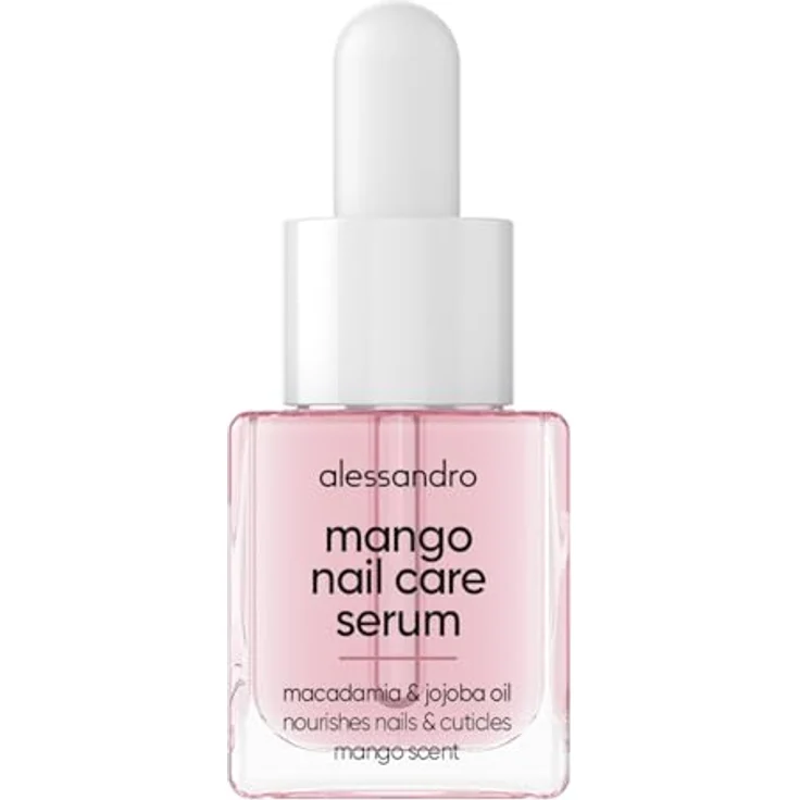 alessandro Mango Nail Care Serum, Pflegendes Nagelserum mit Vitamin E & Macadamiaöl, vegan, 10ml, für regenerierte & geschützte Nagelhaut – Bild 1