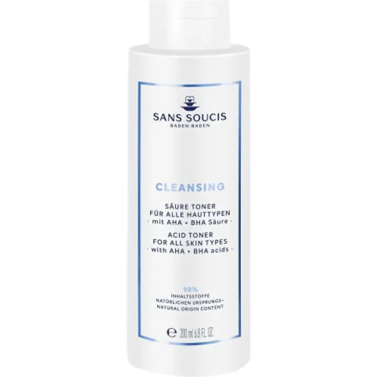 Sans Soucis Cleansing - Säure Toner mit AHA + BHA Säure - 200 ml