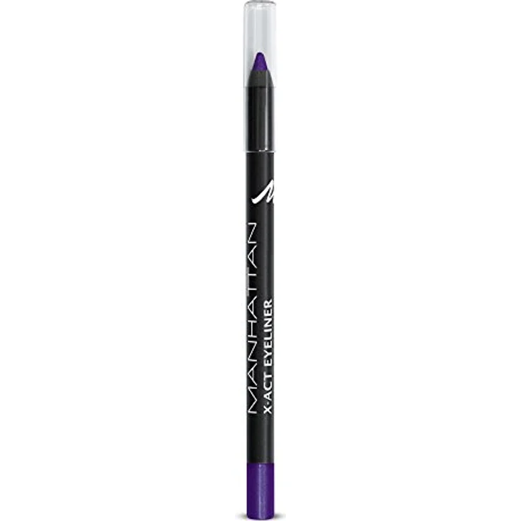 Manhattan X-Act Eyeliner Pen – Lila Eyelinerstift für den perfekten Lidstrich – Waterproof – Farbe Purplelicious 64P – 1 x 1g – Bild 2